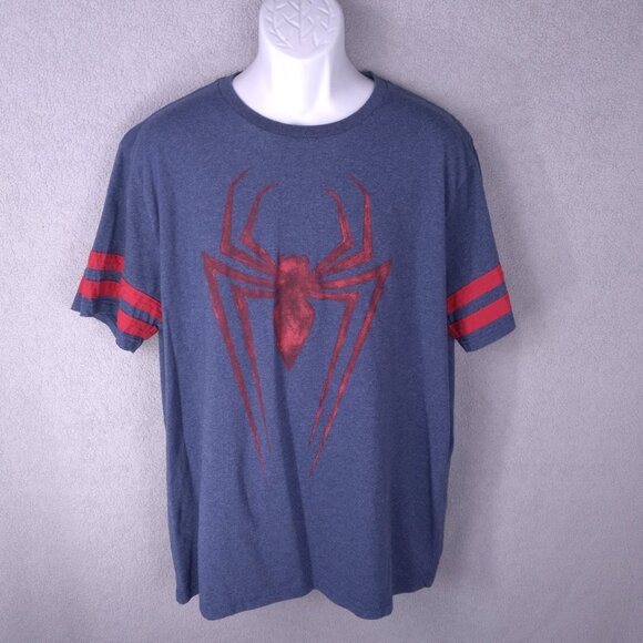Spider-Man Marvel Retro Graphic Tee Men’s XXL Crew Neck Short Sleeve - Picture 1 of 11